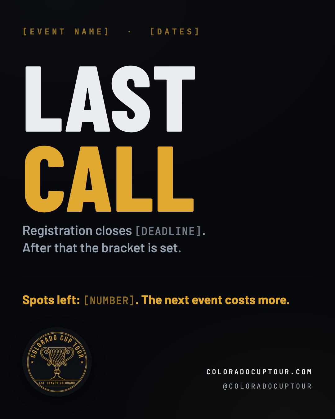 Last call