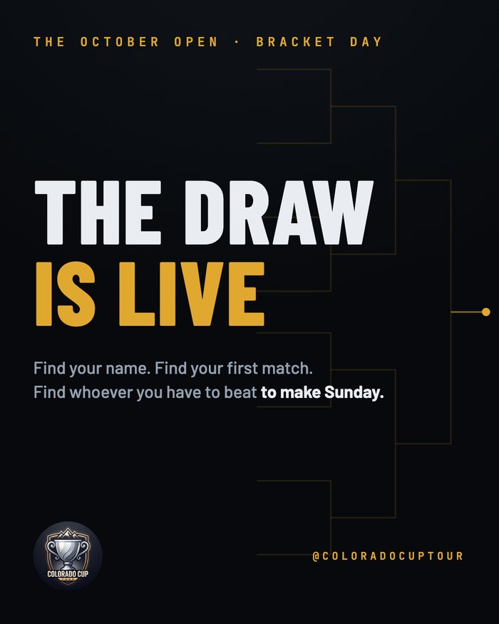The Draw Is Live